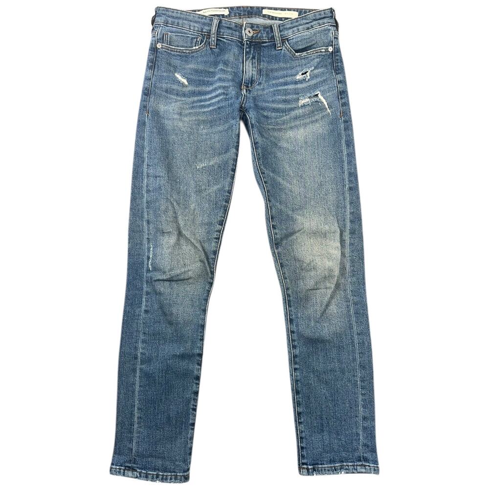 Pilcro Slim Boyfriend Distressed Jeans Medium Wash - 25